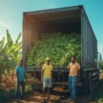 lucid-origin_A_modern_agricultural_scene_in_Uganda_showing_a_large_clean_cargo_lorry_fully_lo-0
